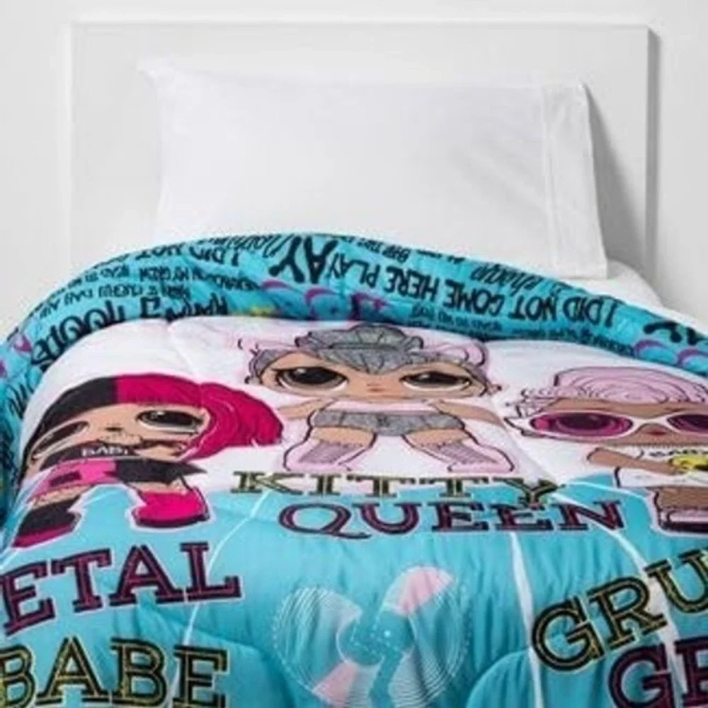 MGA Entertainment Comforter Kids Twin Multicolor New LOL Surprise Remix Concert